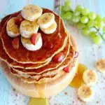 Healthy Oatmeal Bran Banana Pancakes. The most AMAZING, quick & easy healthy breakfast pancakes EVER! You won't be able to resist these, but they're good for you! | berrysweetlife.com