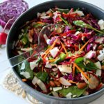 Red Cabbage Spinach & Beetroot Detox Salad. A refreshing summer salad with a honey mustard dressing - packed full of healthy goodness, colour and flavour! Vegetarian side dish | berrysweetlife.com