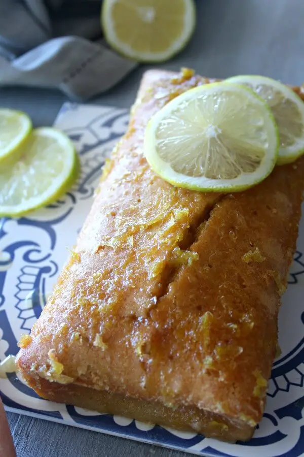 The Simplest Lemon Drizzle Loaf Cake. A melt in the mouth lemon explosion! 15 minutes to prepare, this cake couldn't be easier or more delicious! | www.berrsweetlife.com