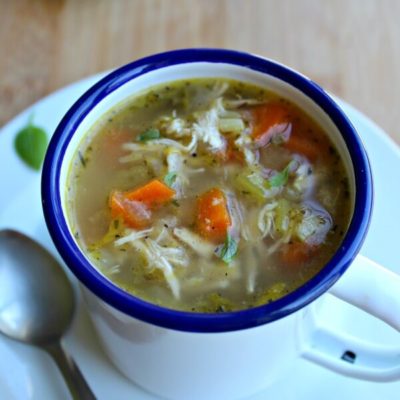 Healthy Homemade Celery Carrot Chicken Soup - Berry Sweet Life