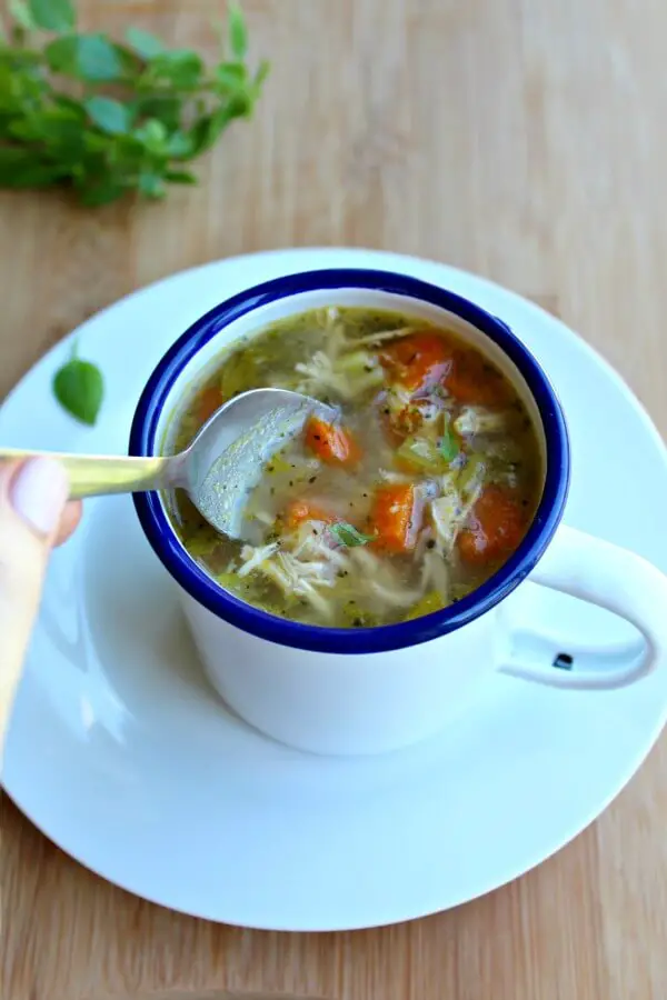 Healthy Homemade Celery Carrot Chicken Soup. The BEST quick & easy Chicken Soup! So much flavour & goodness, perfect for a kitchen supper with family & friends | berrysweetlife.com