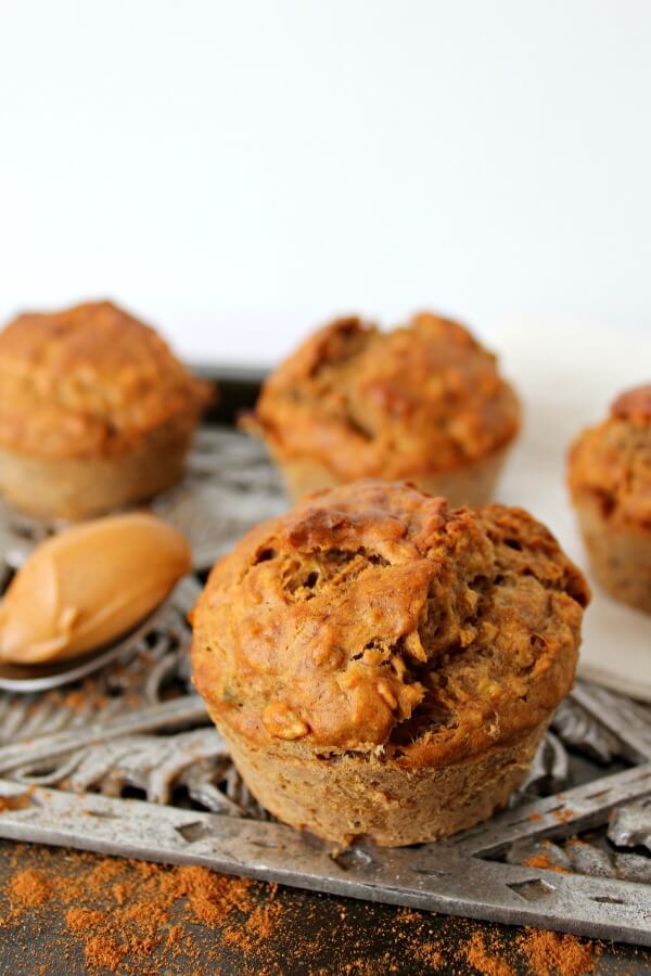 Oatmeal Peanut Butter Banana Muffins Berry Sweet Life
