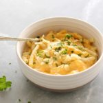 Healthier Butternut Quinoa Macaroni Cheese. Gluten free hearty winter fare that is FULL of flavour and healthy goodness. Kids will adore this dish! | berrysweetlife.com