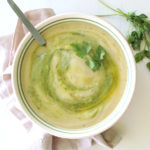 Simple Cauliflower Potato Celery Soup | berrysweetlife.com