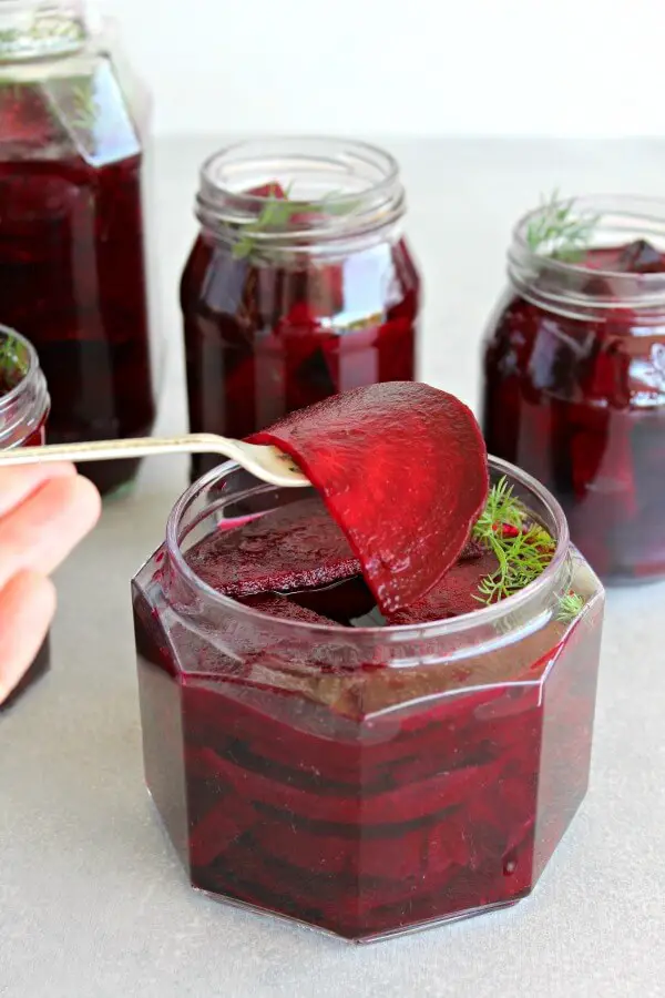 5 Ingredient Healthy Pickled Beets. No sugar, lightly pickled, delicious Super Food beets that will last for weeks in the fridge! Just under an hour to prepare | berrysweetlife.com