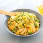 Zingy Avocado Citrus Couscous Salad. A 10 minute light meal or side dish that is fresh, flavourful, gorgeous to look at, and really nutritious! | berrysweetlife.com