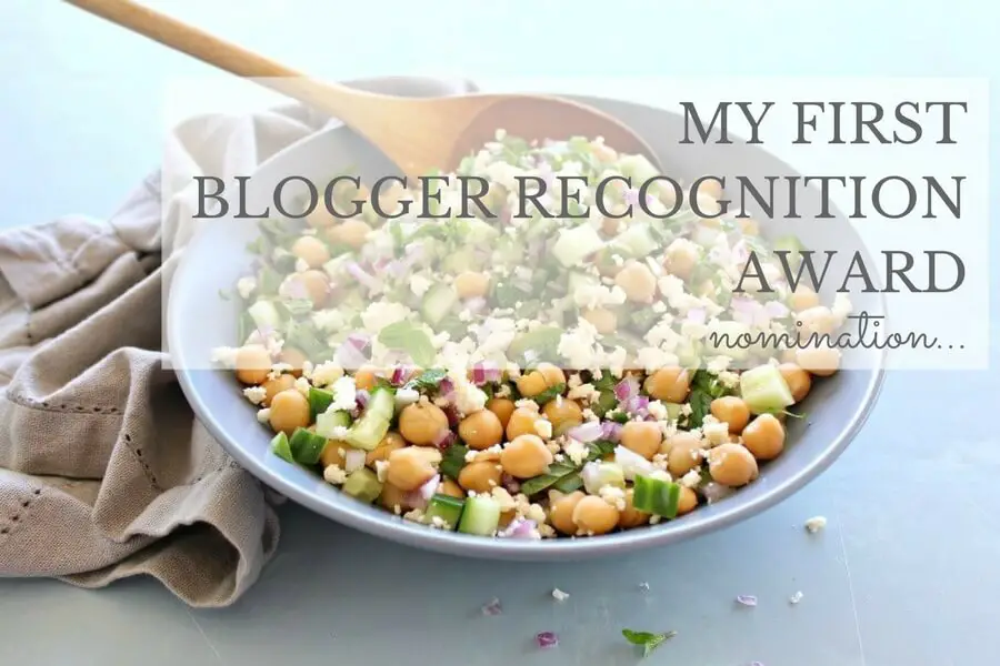 My First Blogger Recognition Award