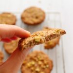One Bowl Pistachio Ginger Snaps. Sugar, gluten, dairy and egg free - these YUMMY Ginger Snaps take just 5 minutes to bake to golden brown perfection! | berrysweetlife.com