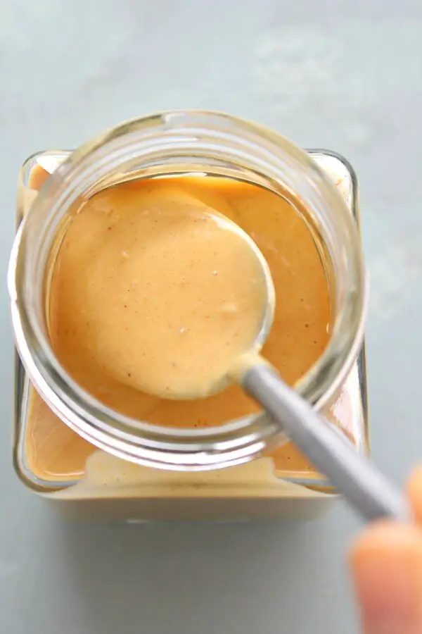 Simple Creamy Peanut Ginger Dressing. A 5 minute dreamy dressing / sauce that is perfect for just about any salad, pasta, couscous or rice dish! | berrysweetlife.com