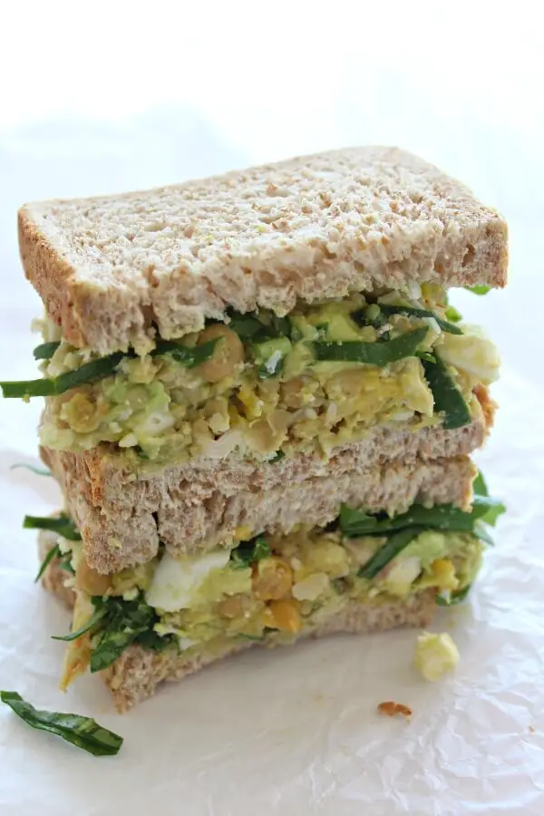 Smashed Chickpea Avocado Chicken Salad Berry Sweet Life