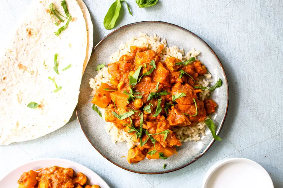 Chicken Chickpea Coconut Curry
