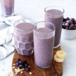 Creamy Blueberry Oatmeal Smoothie | berrysweetlife.com