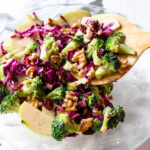 Broccoli Apple Cranberry Detox Salad | berrysweetlife.com