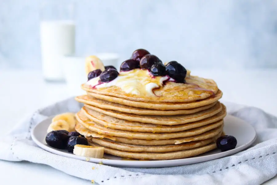 Gluten-Free Oatmeal Blender Pancakes